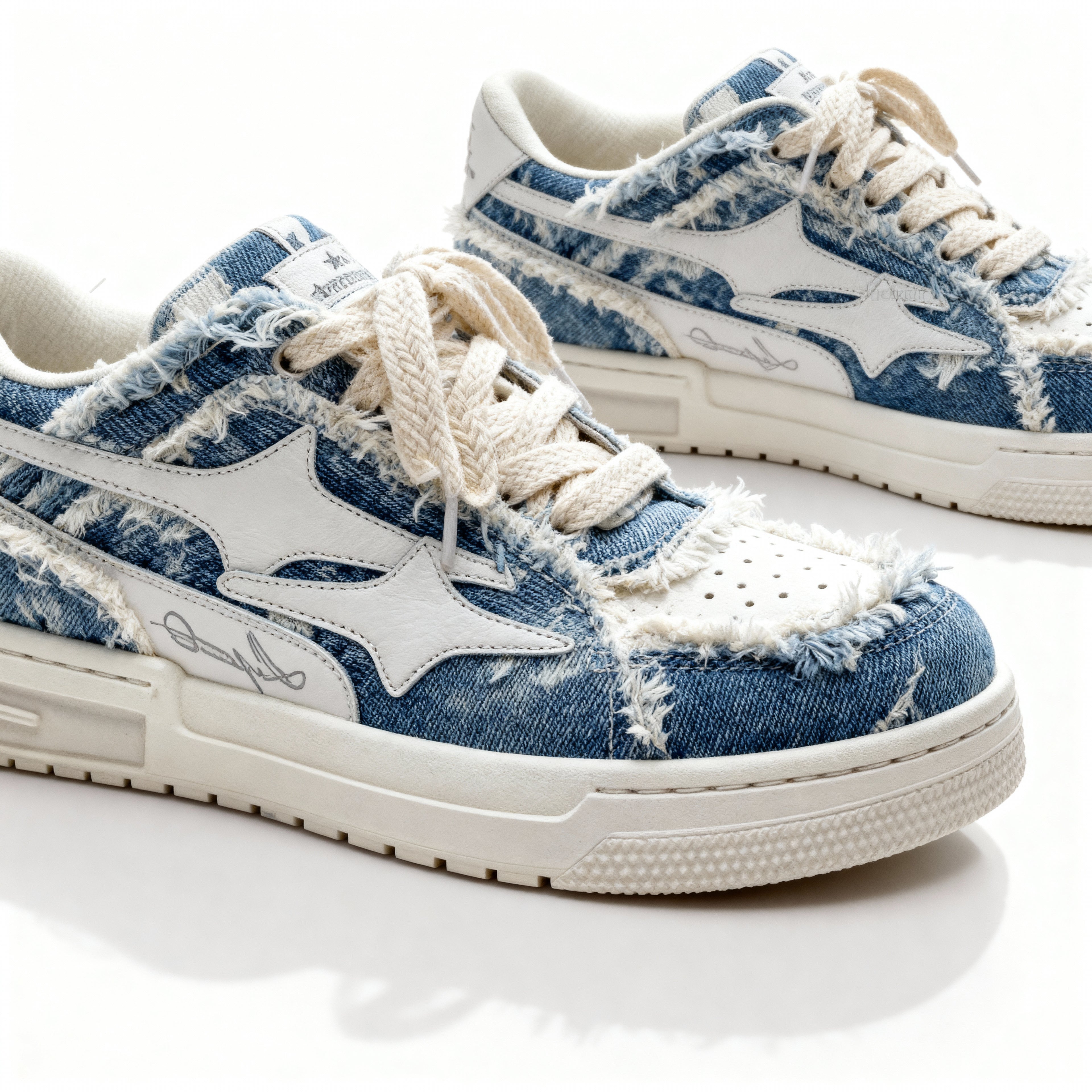 Sneaker Blue Button