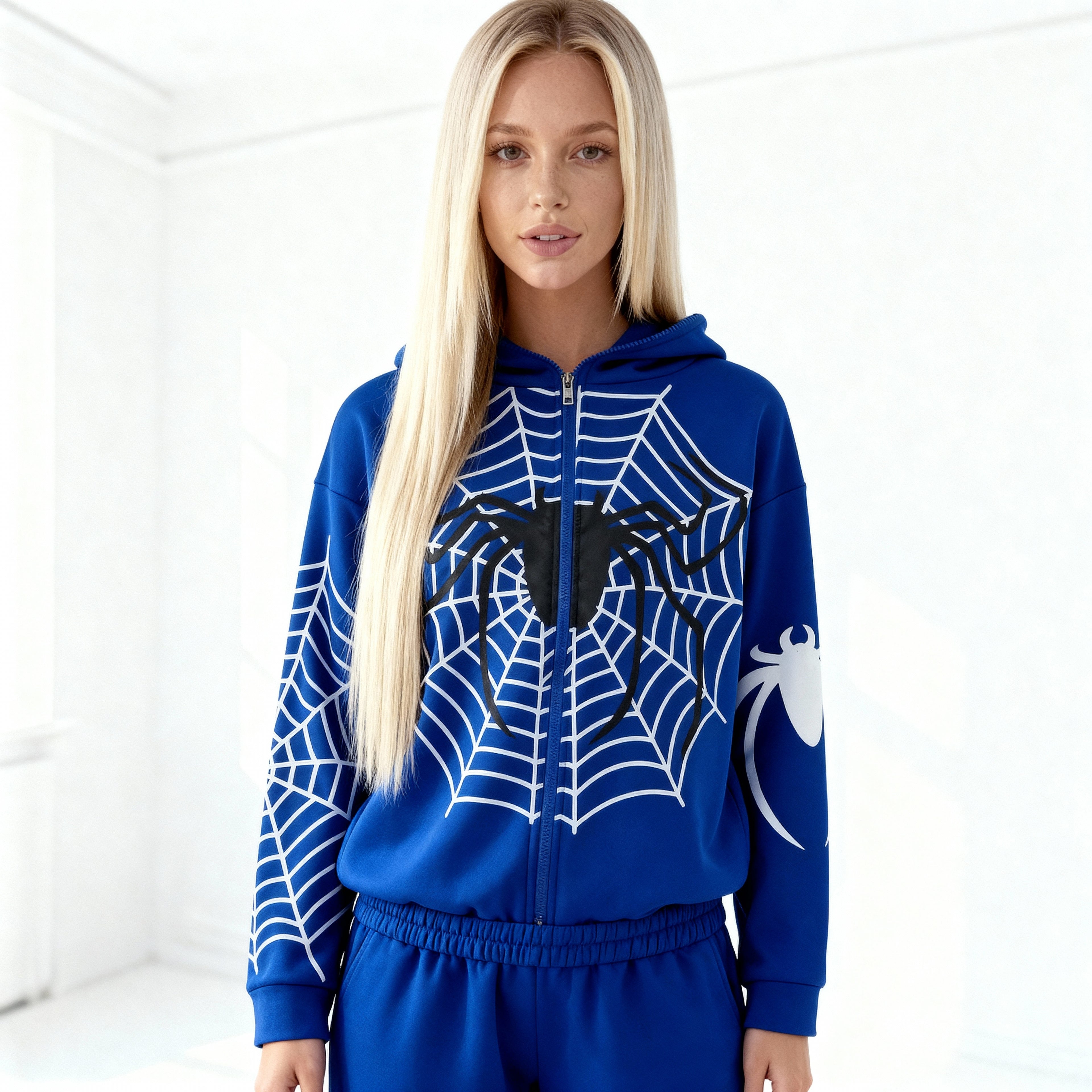 Hanorac Blue Spider