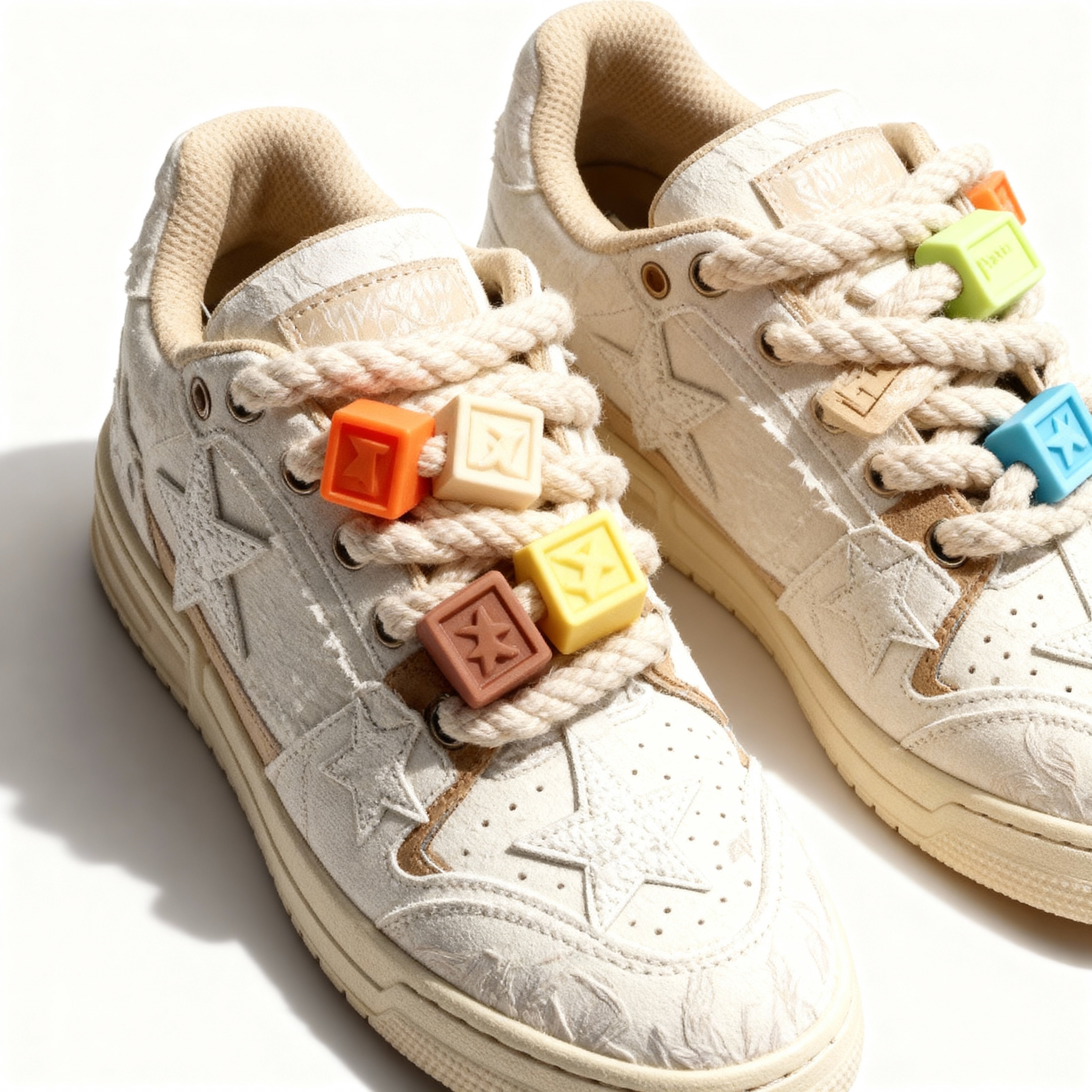 Sneaker Rust Star White