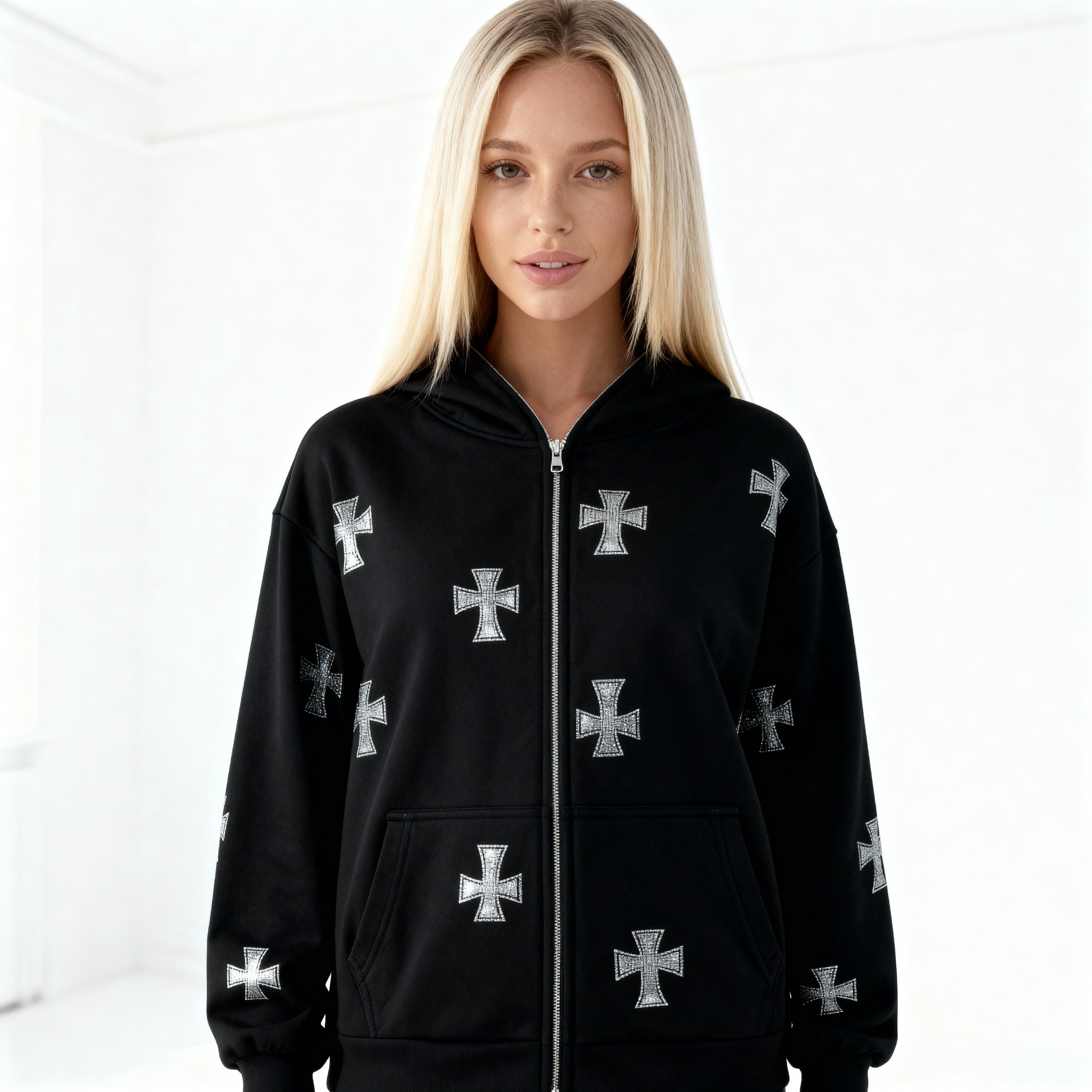 Hanorac Square Cross Black