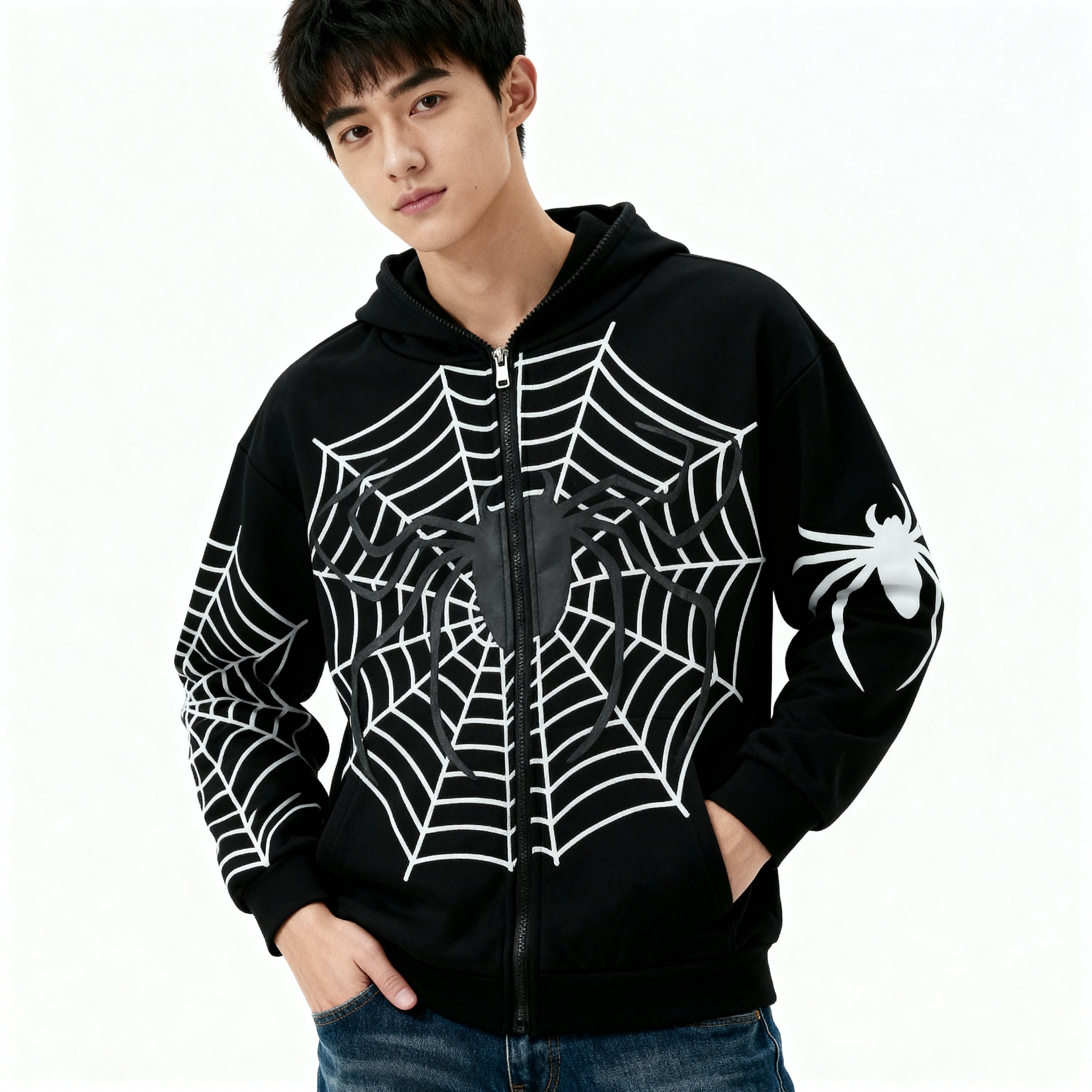 Hanorac Black Spider